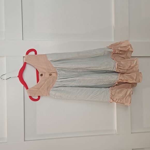 Yo Baby Size 5 2 Tone Dress - Picture 2 of 4